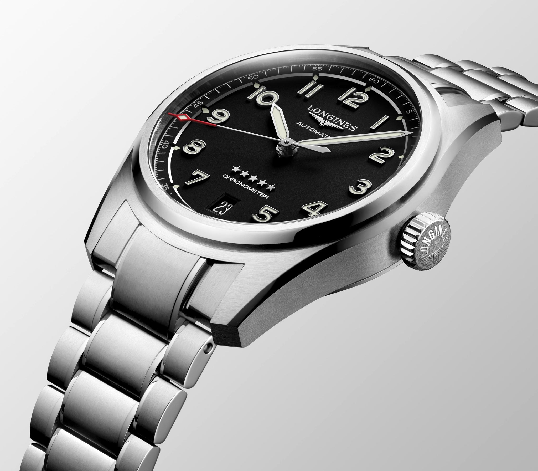 Longines Spirit Automatic (Cadran noir / 37mm)