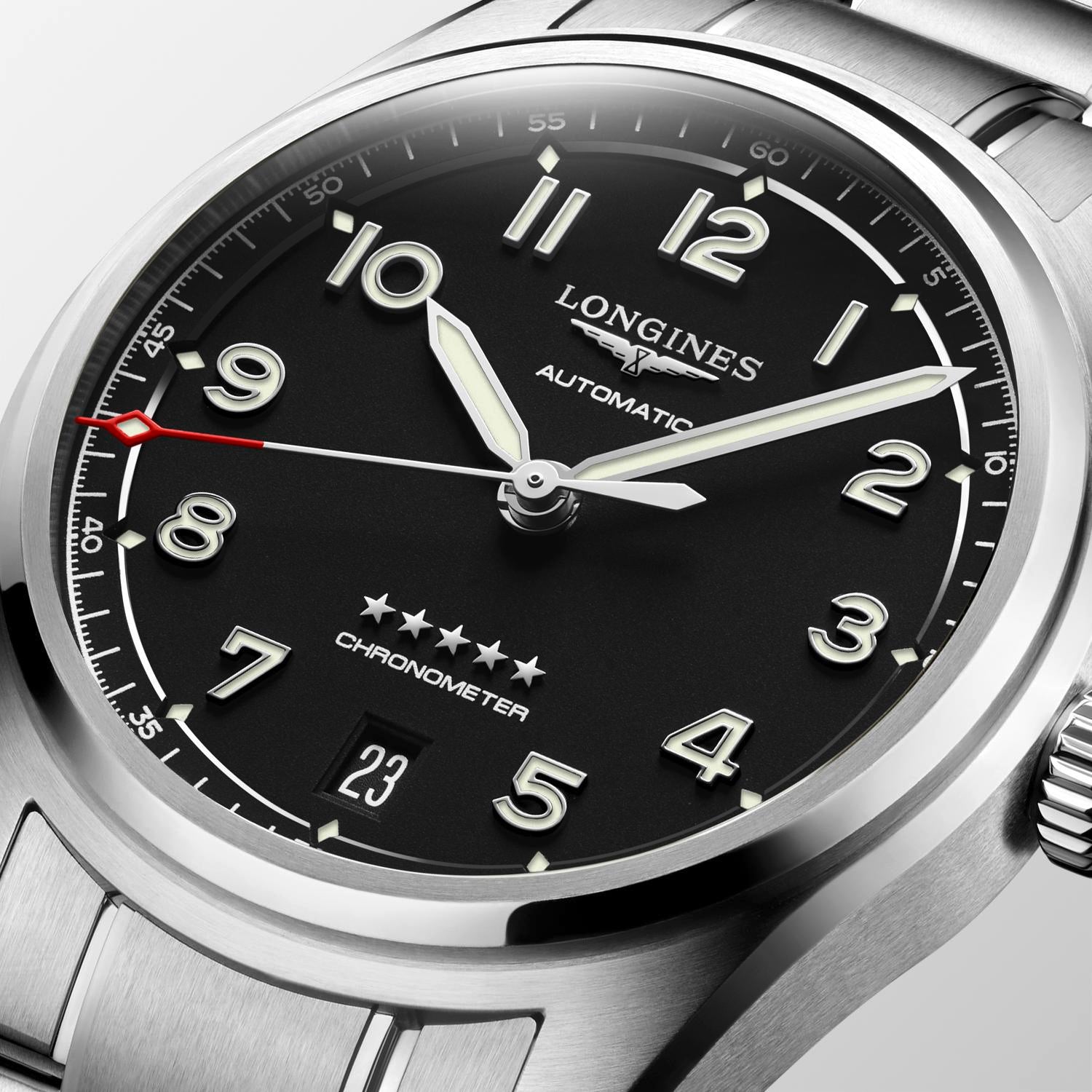 Longines Spirit Automatic (Cadran noir / 37mm)