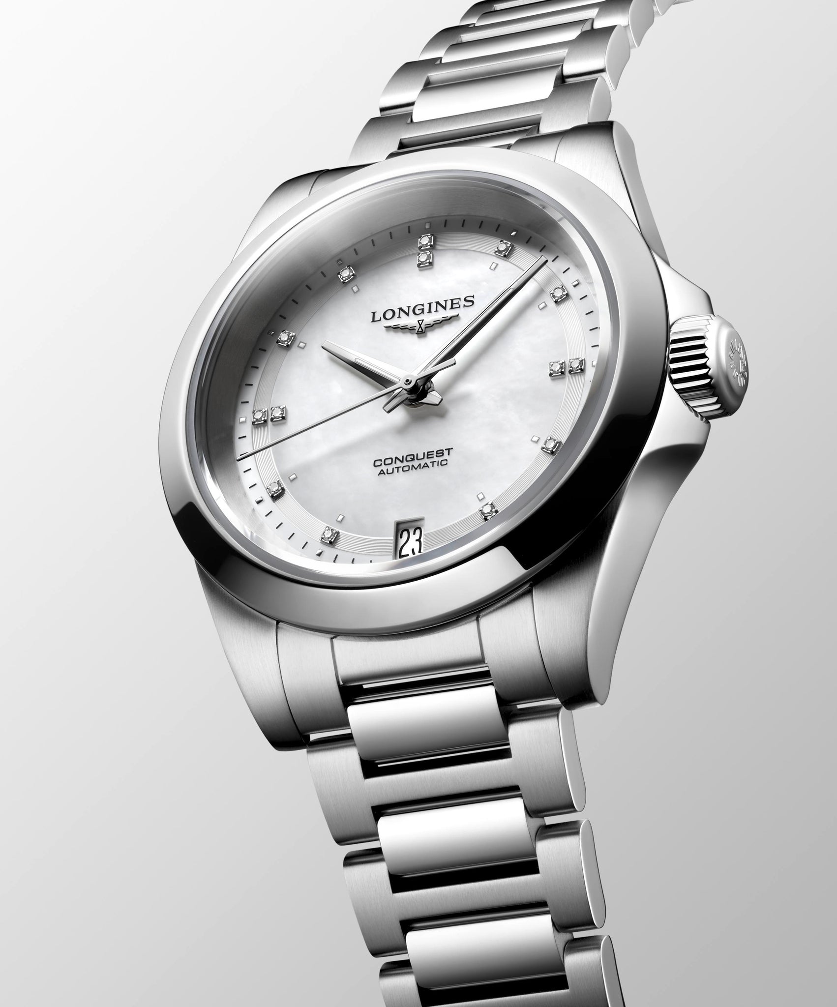 Longines Conquest Automatic (Cadran blanc / 34mm)