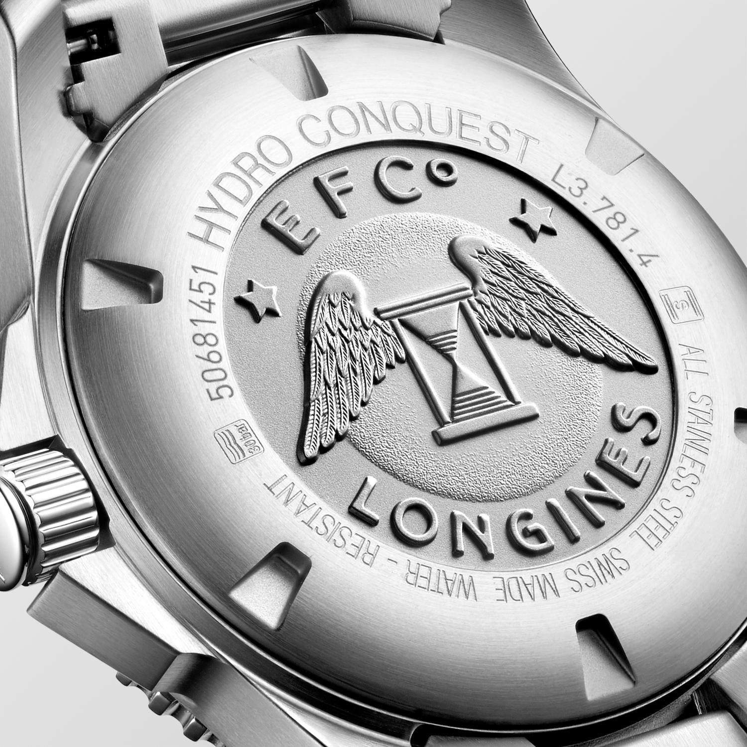 Longines HydroConquest Automatic (Cadran noir / 41mm / Lunette verte)