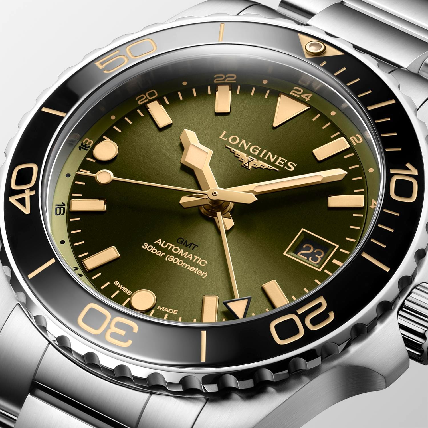 Longines HydroConquest GMT Automatic (Cadran vert / 41mm)