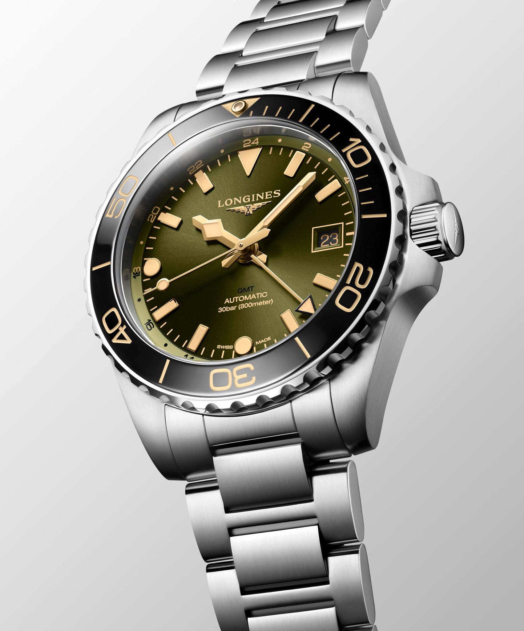 Longines HydroConquest GMT Automatic (Cadran vert / 41mm)