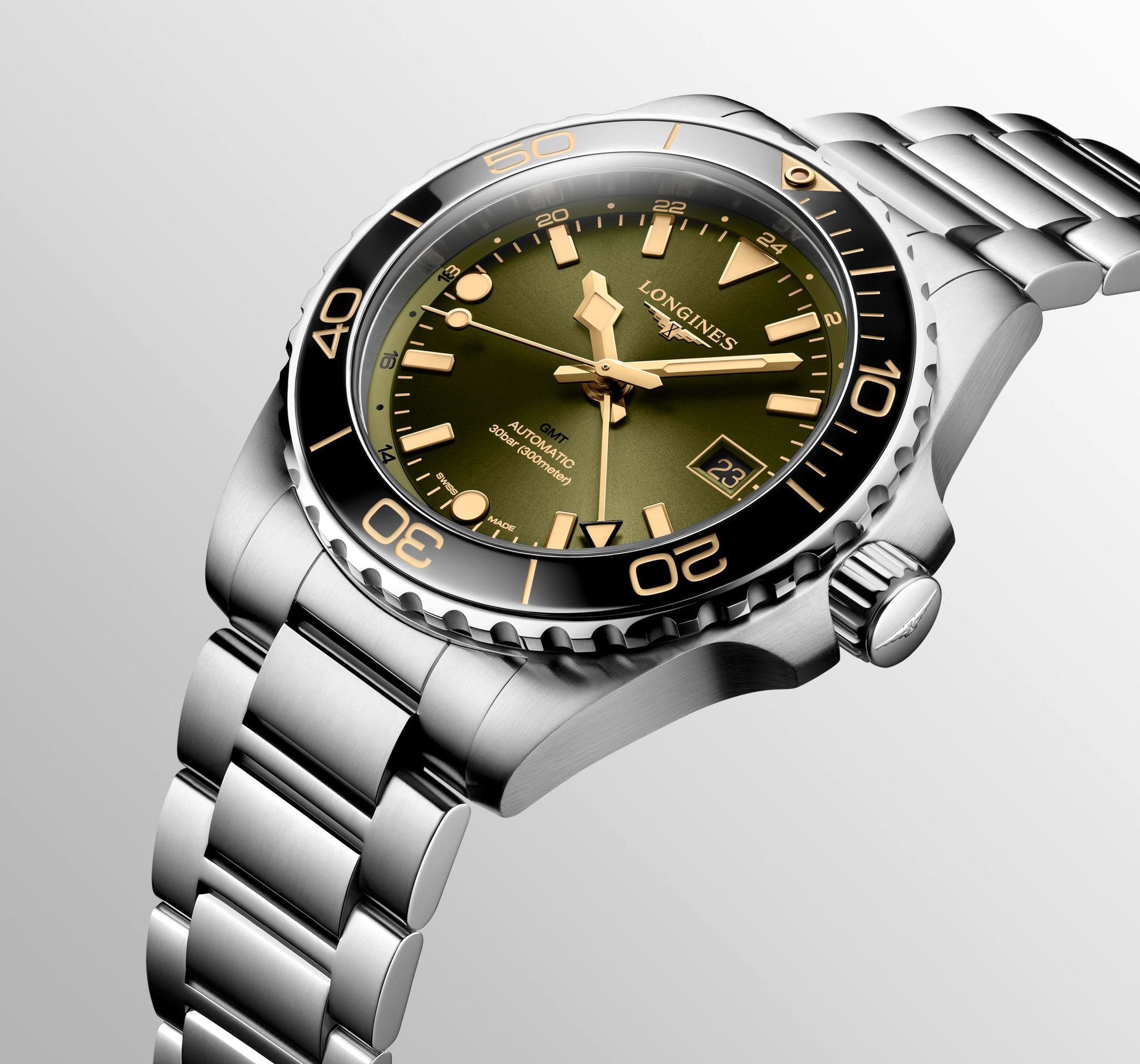 Longines HydroConquest GMT Automatic (Cadran vert / 41mm)