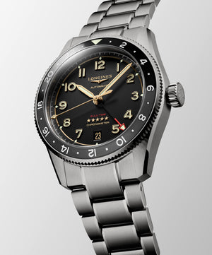 Longines Spirit Zulu Time Titanium Automatic (cadran noir / 39mm)