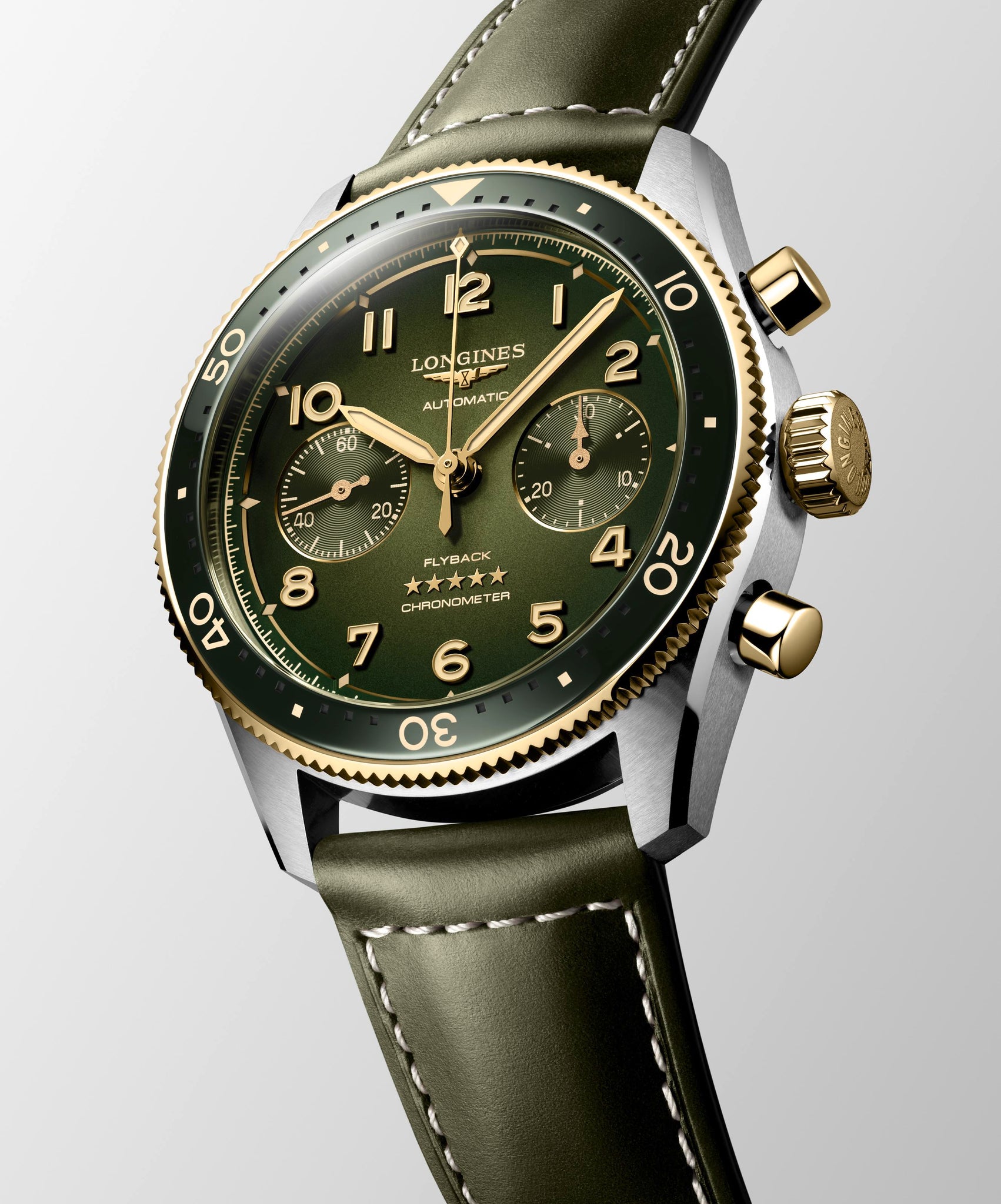 Longines Spirit Flyback Automatic (Cadran vert / 42mm)