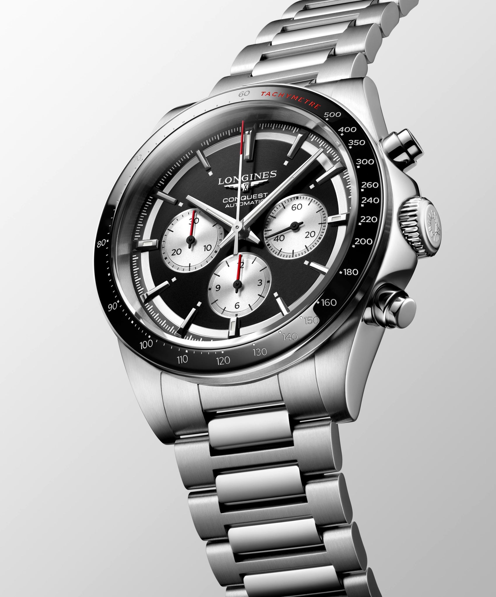 Longines Conquest Automatic Chronograph (Cadran noir / 42mm)