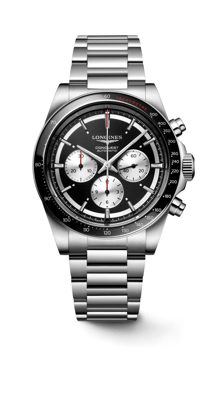 Longines Conquest Automatic Chronograph (Cadran noir / 42mm)