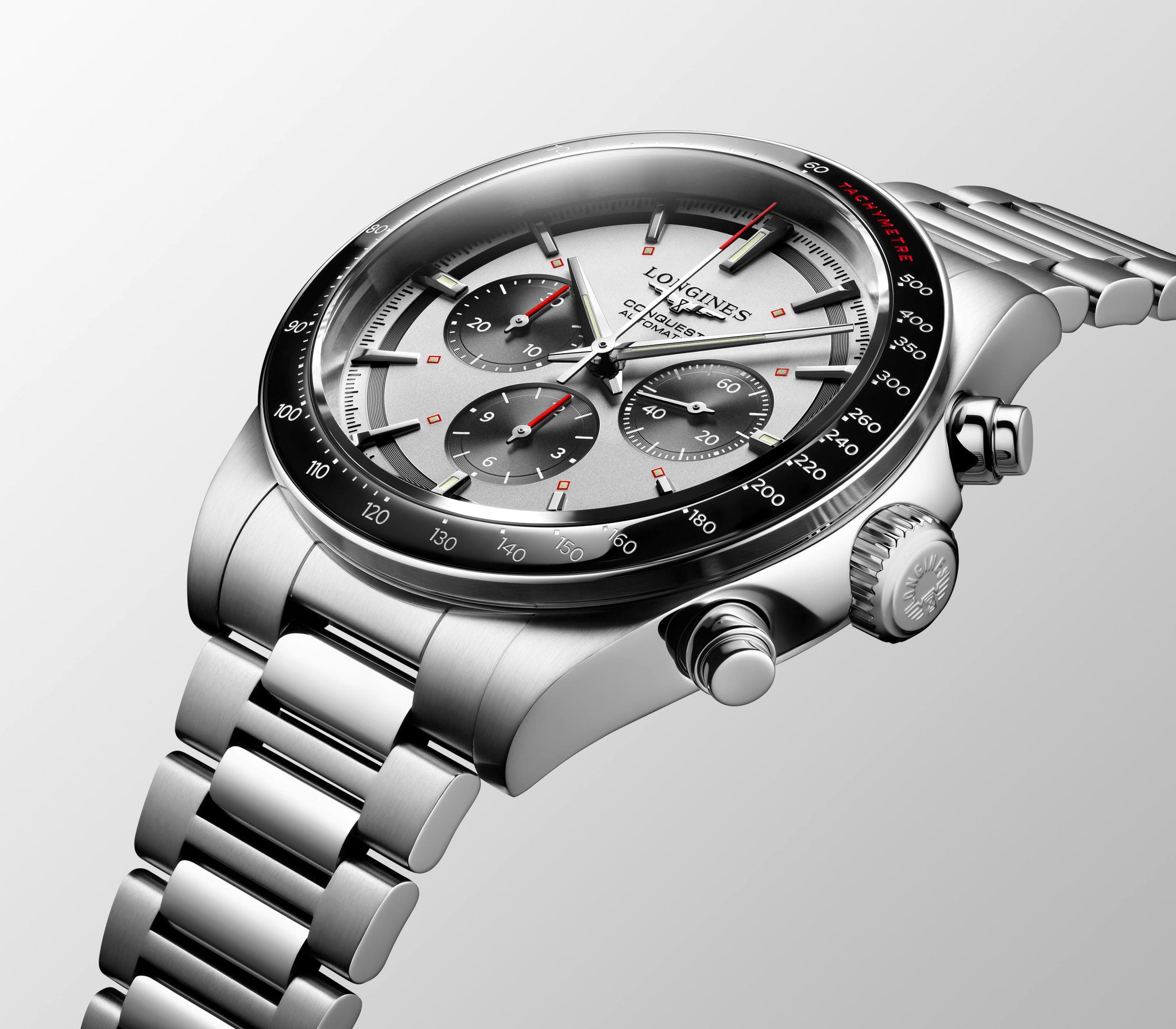 Longines Conquest Chronographe automatique (cadran argenté / 42mm)