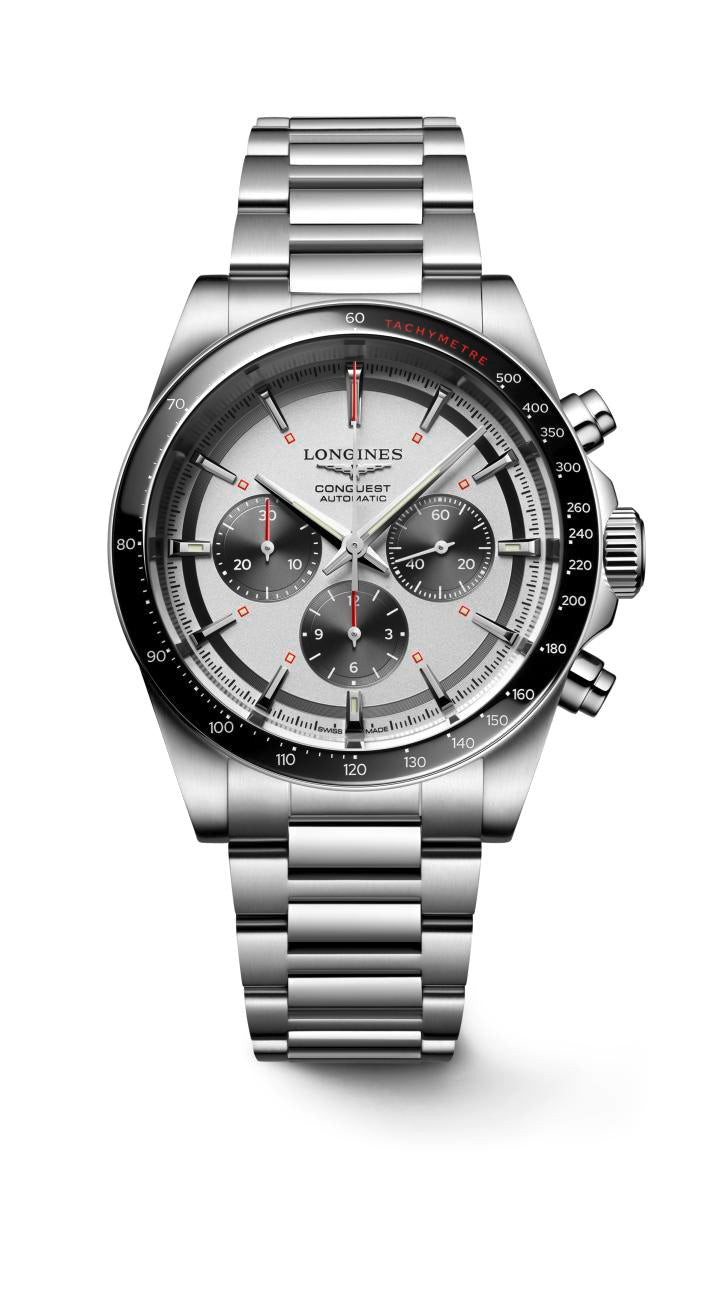 Longines Conquest Chronographe automatique (cadran argenté / 42mm)