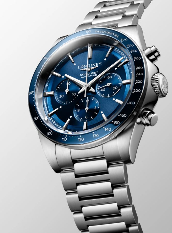 Longines Conquest Automatic Chronograph (Cadran bleu / 42mm)