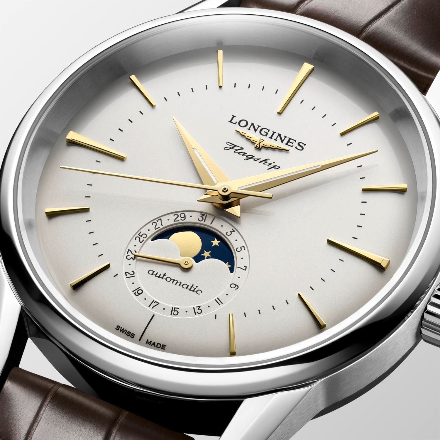 Longines Flagship Heritage Moonphase Automatic (Cadran argenté / 38.5mm)