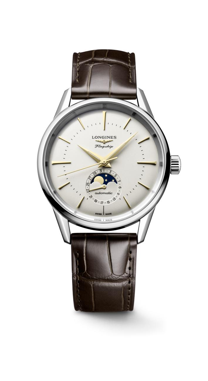 Longines Flagship Heritage Moonphase Automatic (Cadran argenté / 38.5mm)