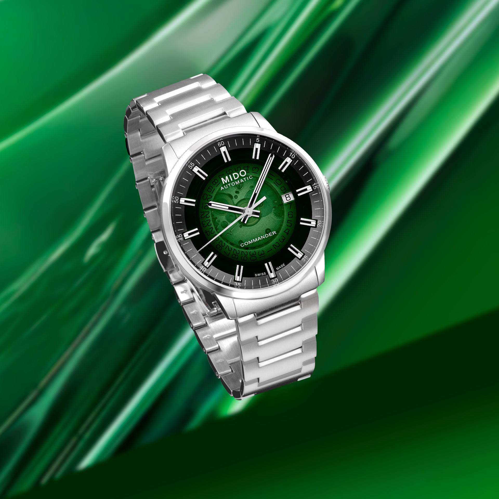 MIDO Commander Gradient Automatic (Green Dial / 40mm)