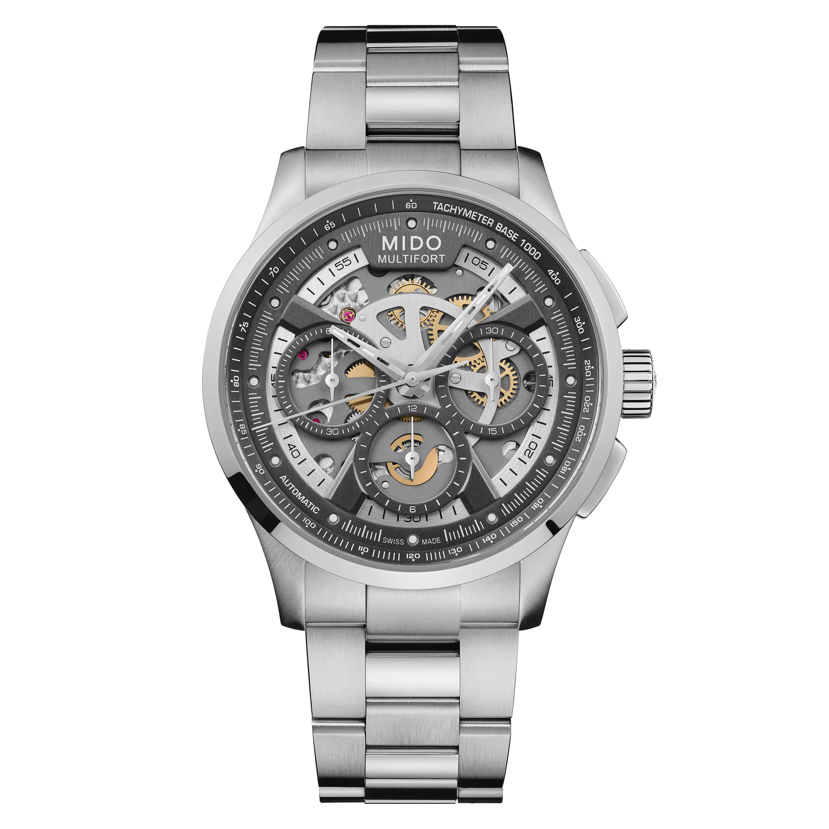 MIDO Multifort Skeleton Chronograph Automatic (Grey Dial / 43mm)