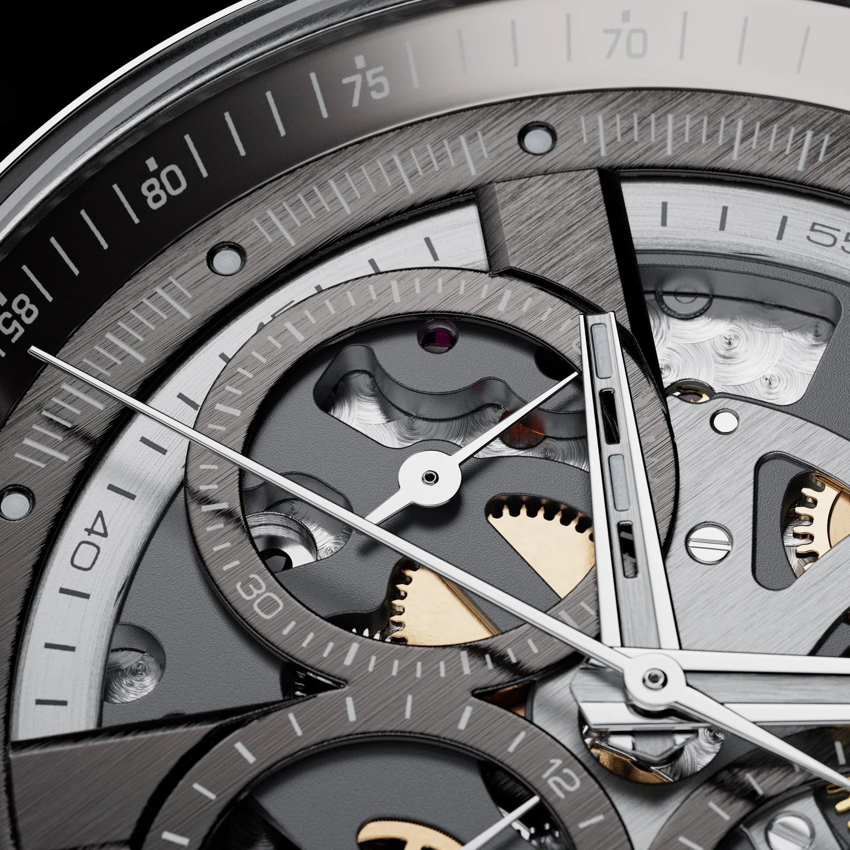 MIDO Multifort Skeleton Chronograph Automatic (Grey Dial / 43mm)