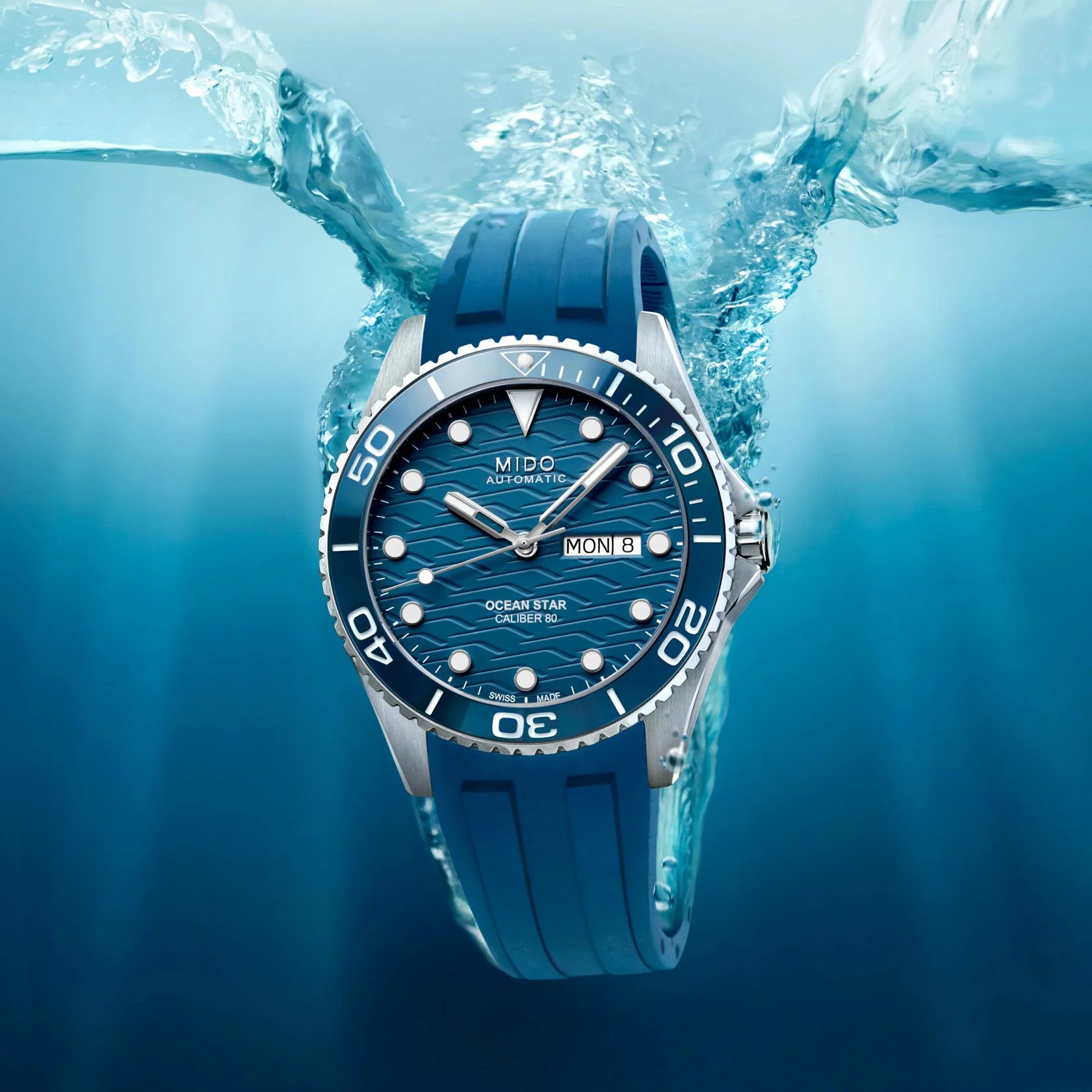 MIDO Ocean Star 200C Automatic (Blue Dial / 42.5mm)