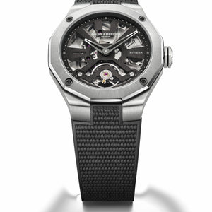 Baume Et Mercier Riviera Openwork Automatic (Cadran noir squelette / 42mm)