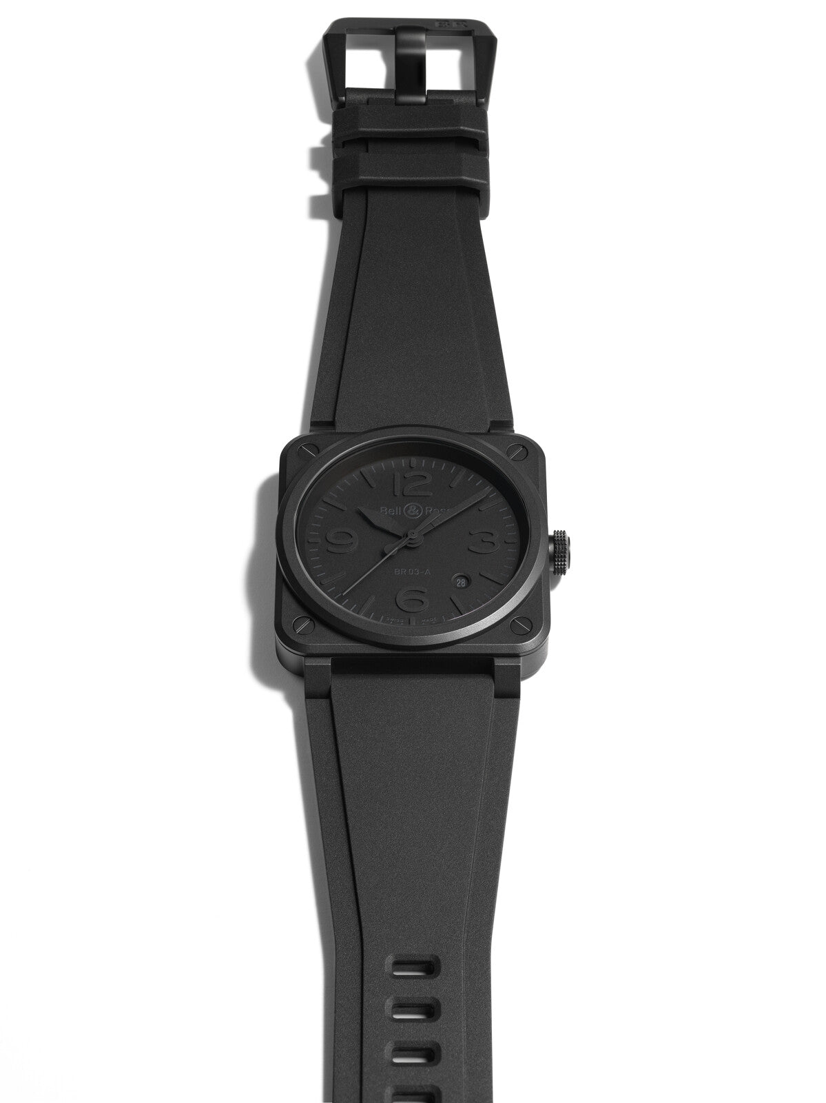 Bell & Ross BR 03 Phantom Automatic BR03A-PH-CE/SRB (Black Dial / 41mm)