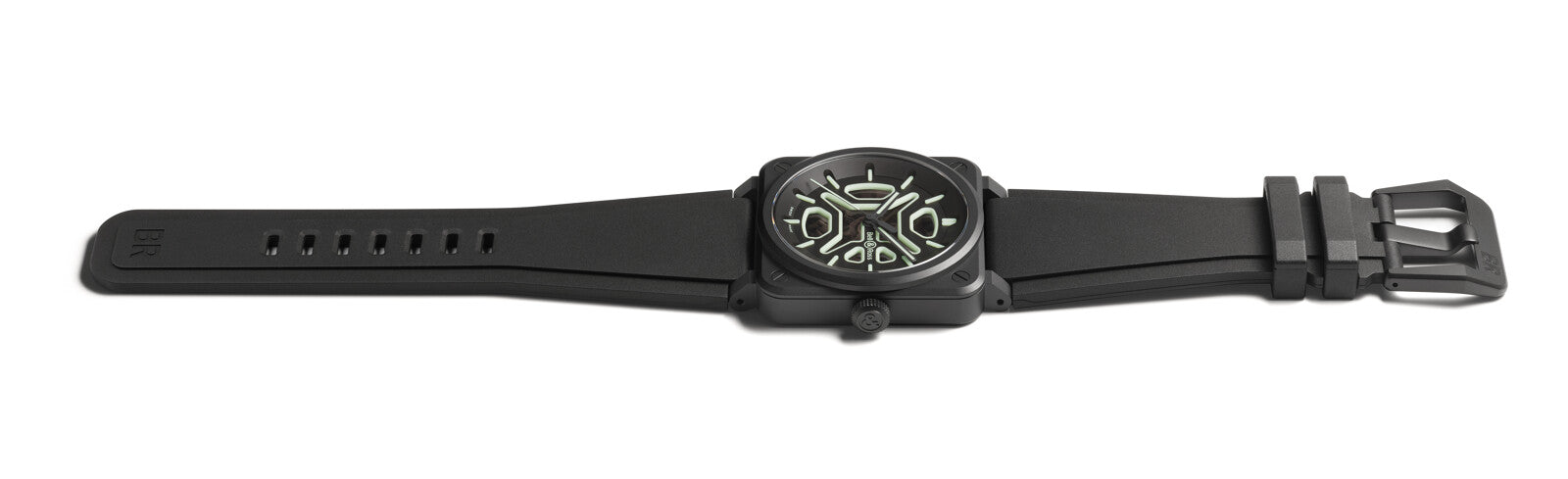 Bell & Ross BR 03 Skeleton Lum Ceramic Limited Edition Automatic BR03A-LM-SKCE/SRB (Black Dial / 41mm)