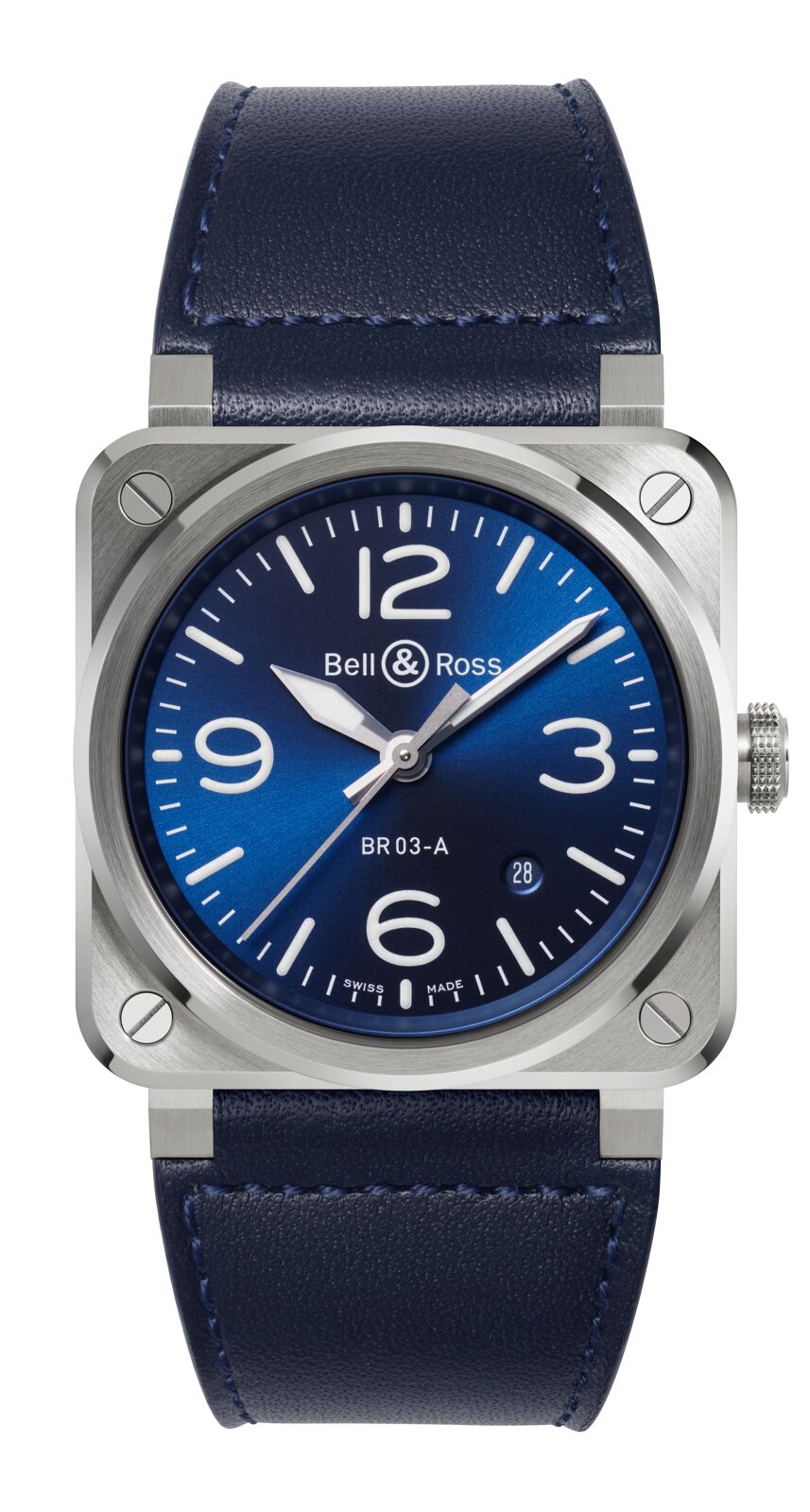 Bell & Ross BR 03 Blue Steel Automatic BR03A-BLU-ST/SCA (Blue Dial / 41mm)