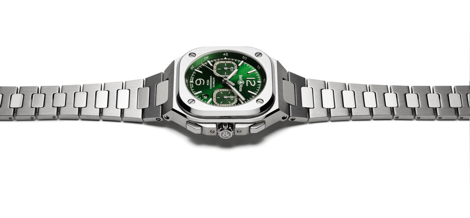 Bell & Ross BR 05 Chrono Acier Vert Chronographe Automatique (Cadran Vert / 42mm)