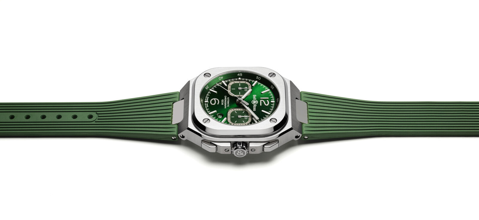 Bell & Ross BR 05 Chrono Acier Vert Chronographe Automatique (Cadran Vert / 42mm)