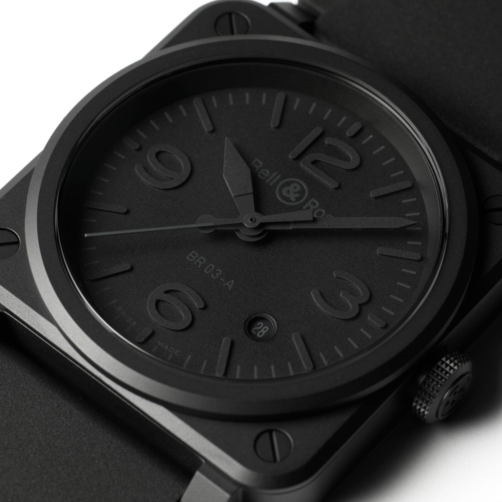 Bell & Ross BR 03 Phantom Automatic BR03A-PH-CE/SRB (Black Dial / 41mm)