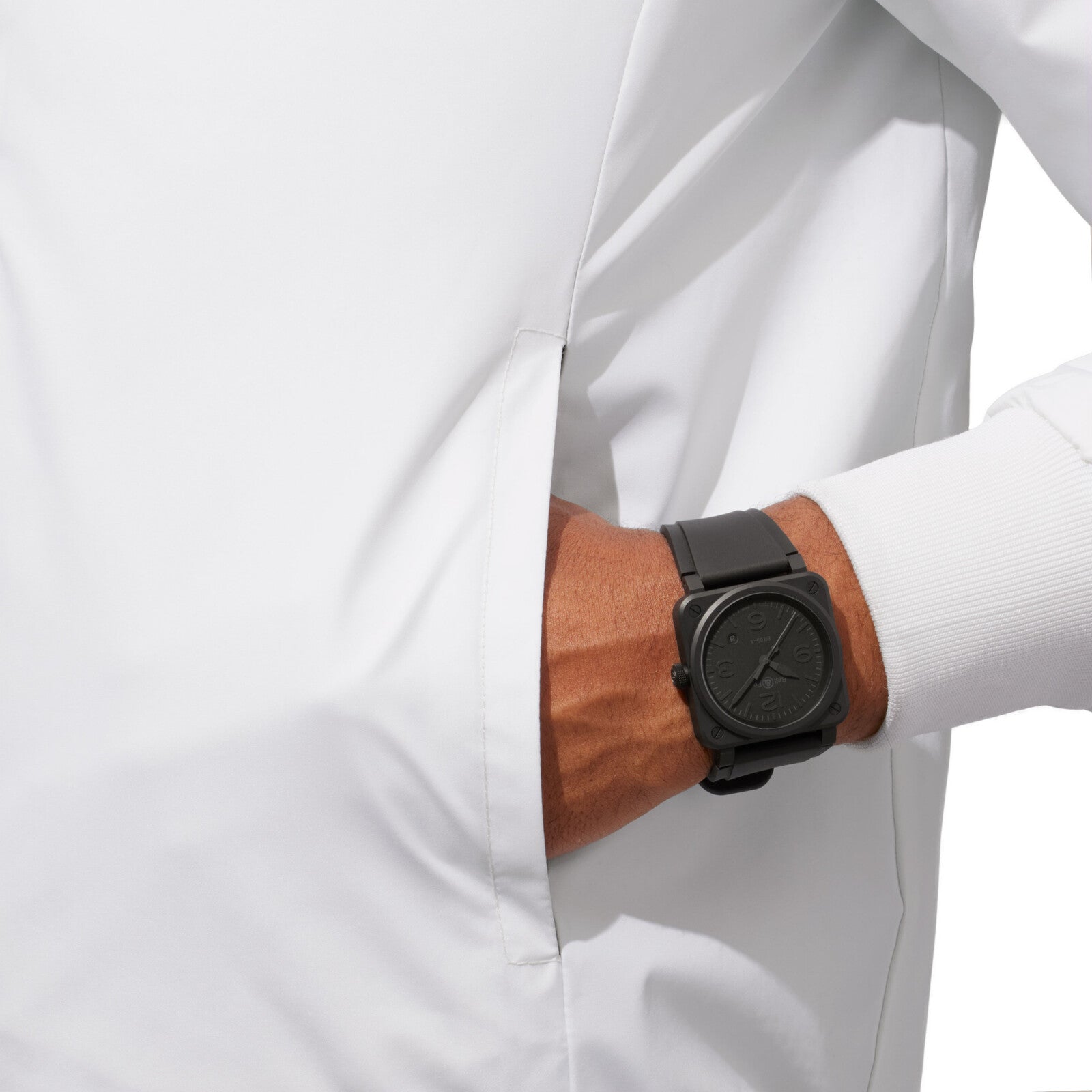 Bell & Ross BR 03 Phantom Automatic BR03A-PH-CE/SRB (Black Dial / 41mm)