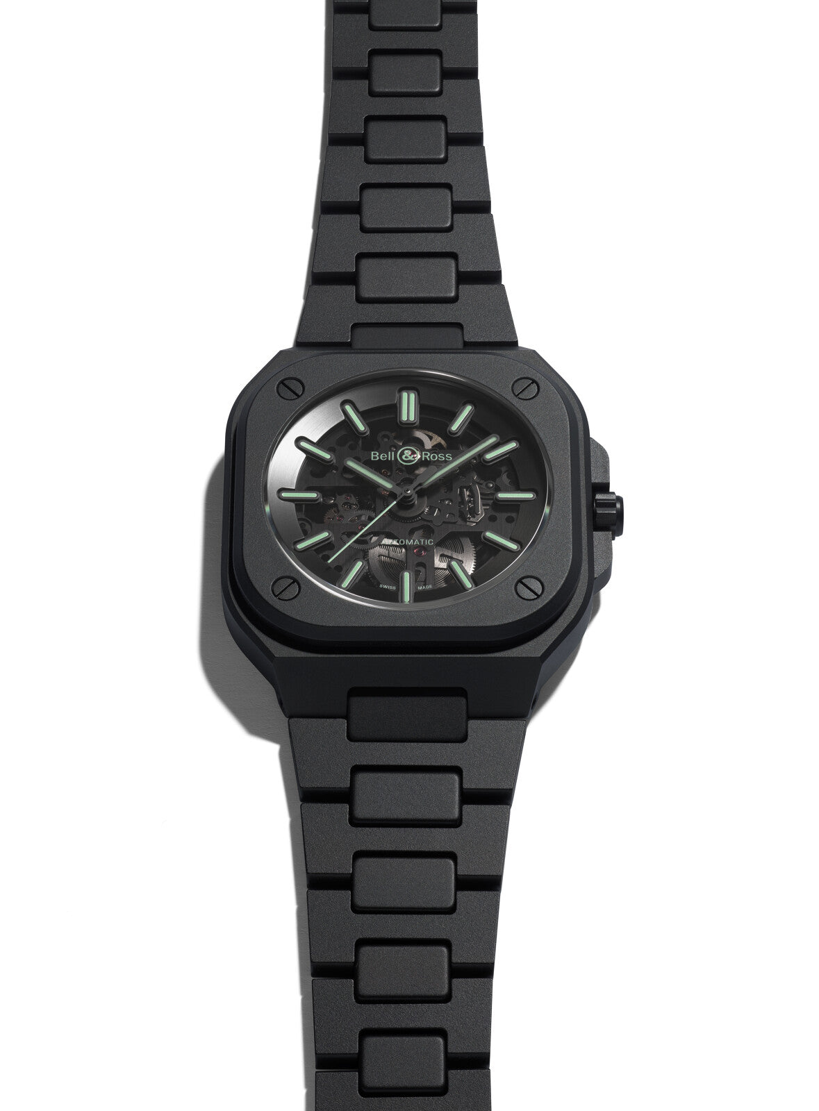 Bell & Ross BR 05 Skeleton Black Lum Ceramic Limited Edition Automatic BR05A-BLM-SKCE/SCE (Black Dial / 41mm)