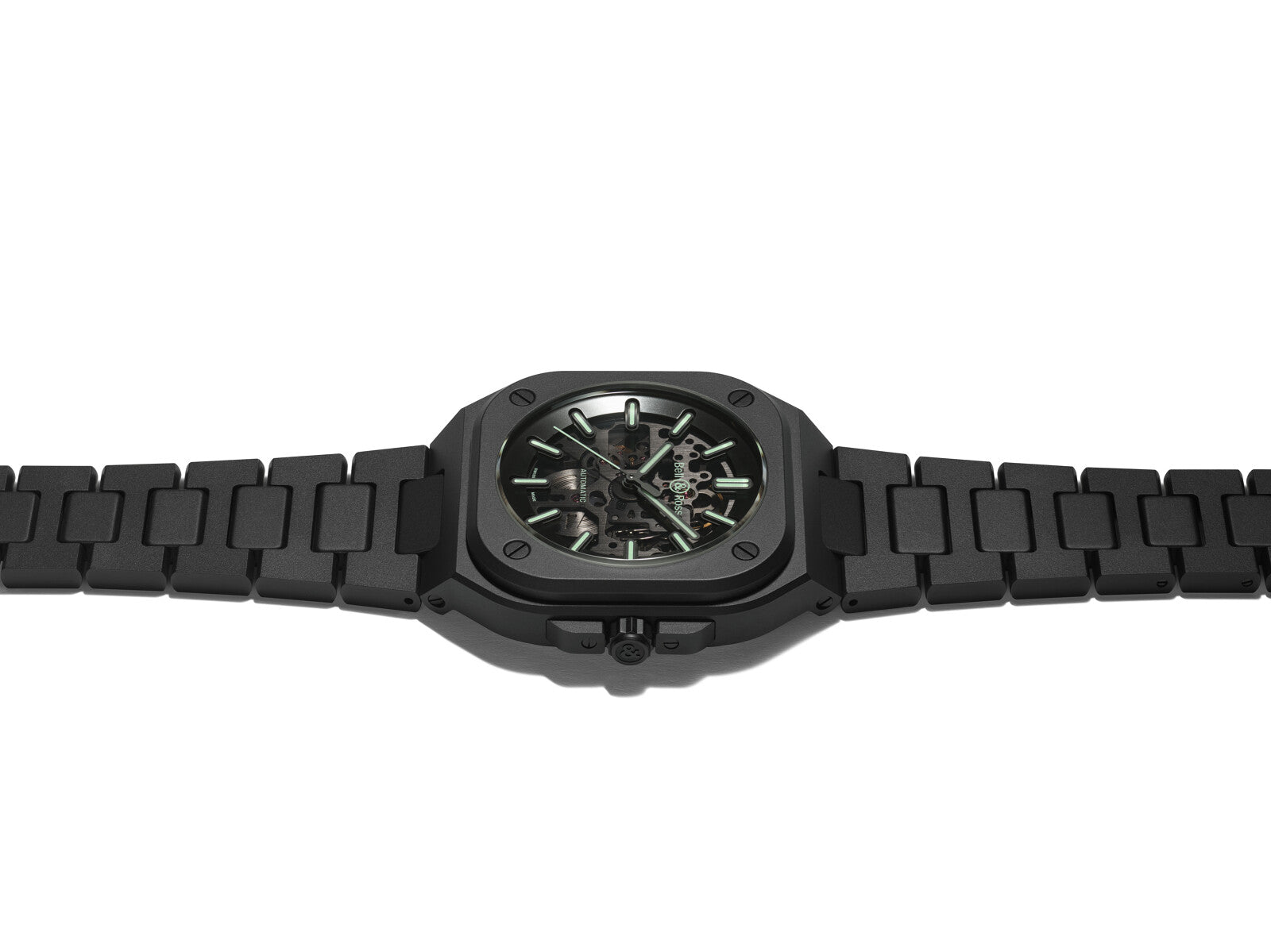 Bell & Ross BR 05 Skeleton Black Lum Ceramic Limited Edition Automatic BR05A-BLM-SKCE/SCE (Black Dial / 41mm)