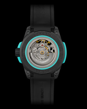 Norqain Independence Wild One Skeleton Auto (Cadran squelette turquoise / 42mm)