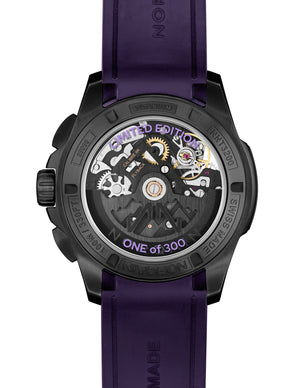 Norqain Independence Skeleton Chrono Auto Limited Edition (Cadran squelette violet / 42mm)