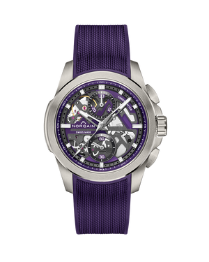 Norqain Independence Skeleton Chrono Purple Auto (cadran squelette violet / 42mm)