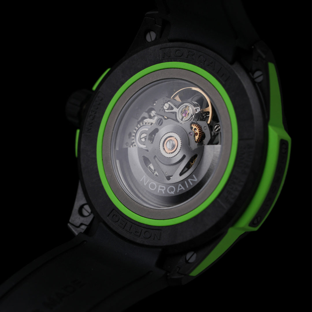 Norqain Independence Wild One Skeleton Auto (cadran squelette vert / 42mm)