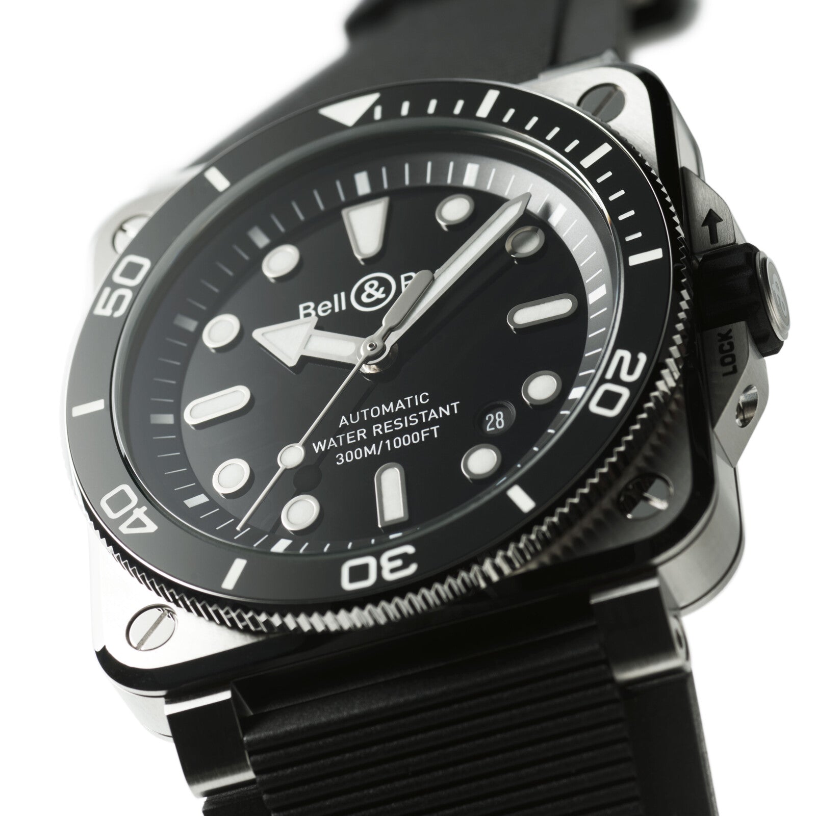 Bell & Ross BR 03 Diver Black Steel Automatic BR03A-D-BL-ST/SRB (Black Dial / 42mm)