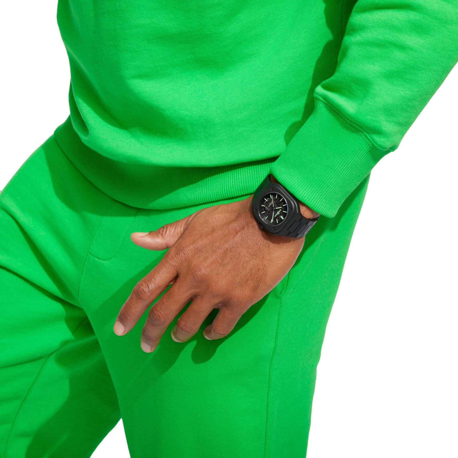 Bell & Ross BR 05 Skeleton Black Lum Ceramic Limited Edition Automatic BR05A-BLM-SKCE/SCE (Black Dial / 41mm)