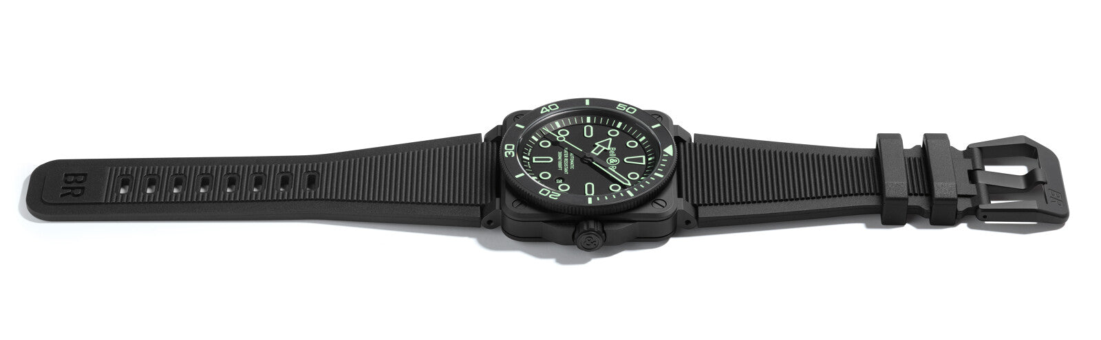 Bell & Ross BR 03 Diver Lum Outline Automatic BR03A-D-OL-CE/SRB (Black Dial / 42mm)