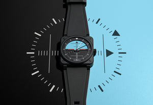 Bell & Ross BR 03 Horizon Limited Edition Automatic (Cadran noir/turquoise / 41mm)