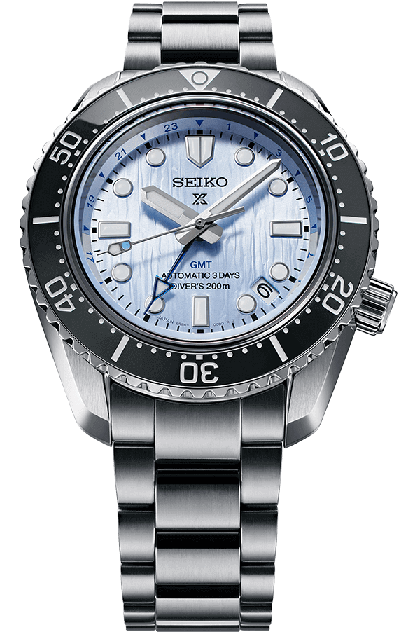 Seiko Prospex 1968 Diver GMT SPB385 110th Anniversary Save The Ocean Limited Edition Automatic (Icey Blue Dial / 42mm)