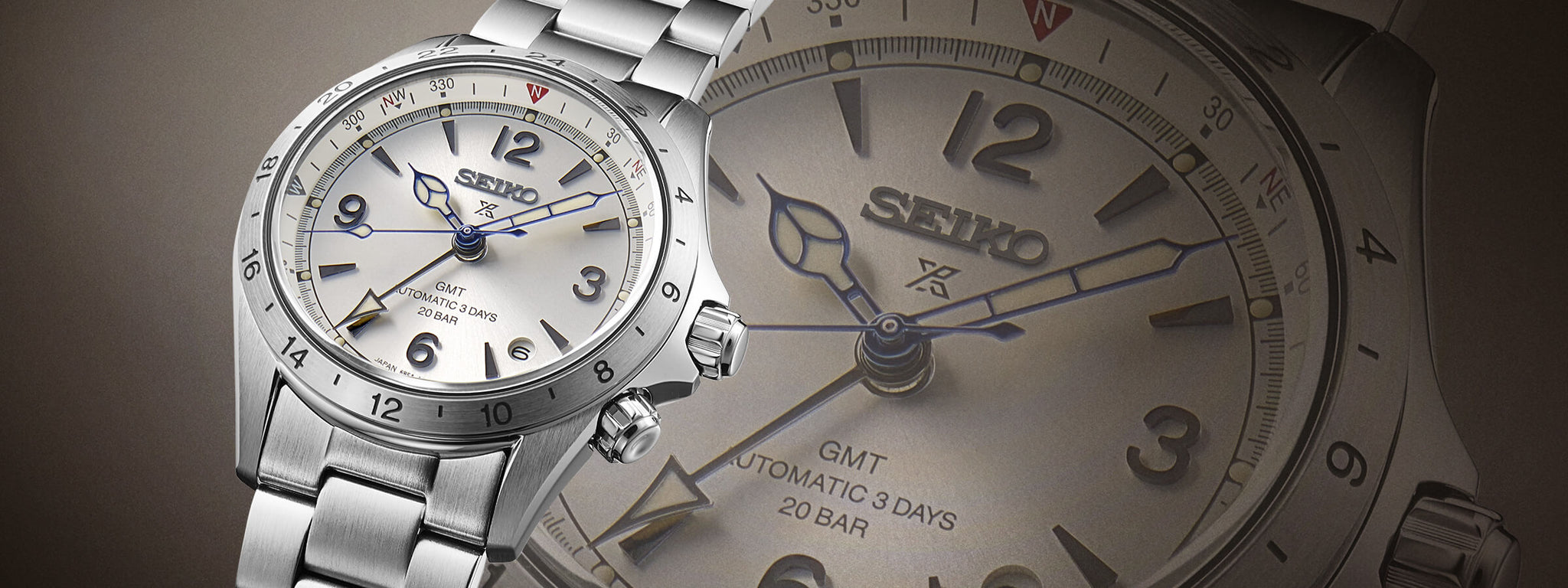 Seiko Prospex 1959 Alpinist SPB409 GMT 110th Anniversary Limited Edition Automatic (Silver Dial / 39.5mm)