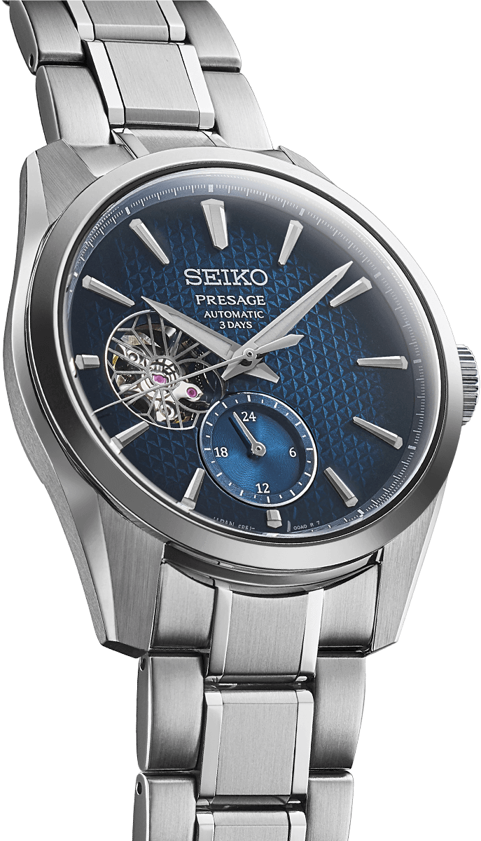 Seiko Presage Sharp Edged SPB417 Automatic (Blue Dial / 40mm)