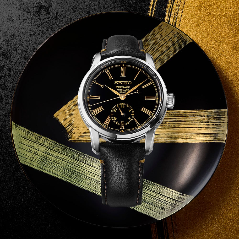 Seiko Presage Classic Series Urushi Lacquer Limited Edition SPB499 Automatic (Black Dial / 40.5mm)
