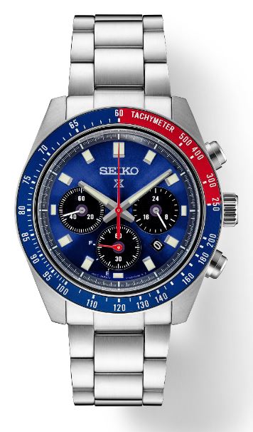 Seiko Prospex Speedtimer SSC913 Chronographe à quartz (cadran bleu / 41mm)