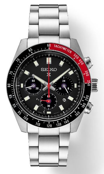 Seiko Prospex Speedtimer SSC915 Chronographe à quartz (cadran noir / 41mm)