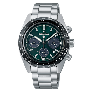 Seiko Prospex Speedtimer SSC933 Chronographe à quartz (cadran vert / 39mm)