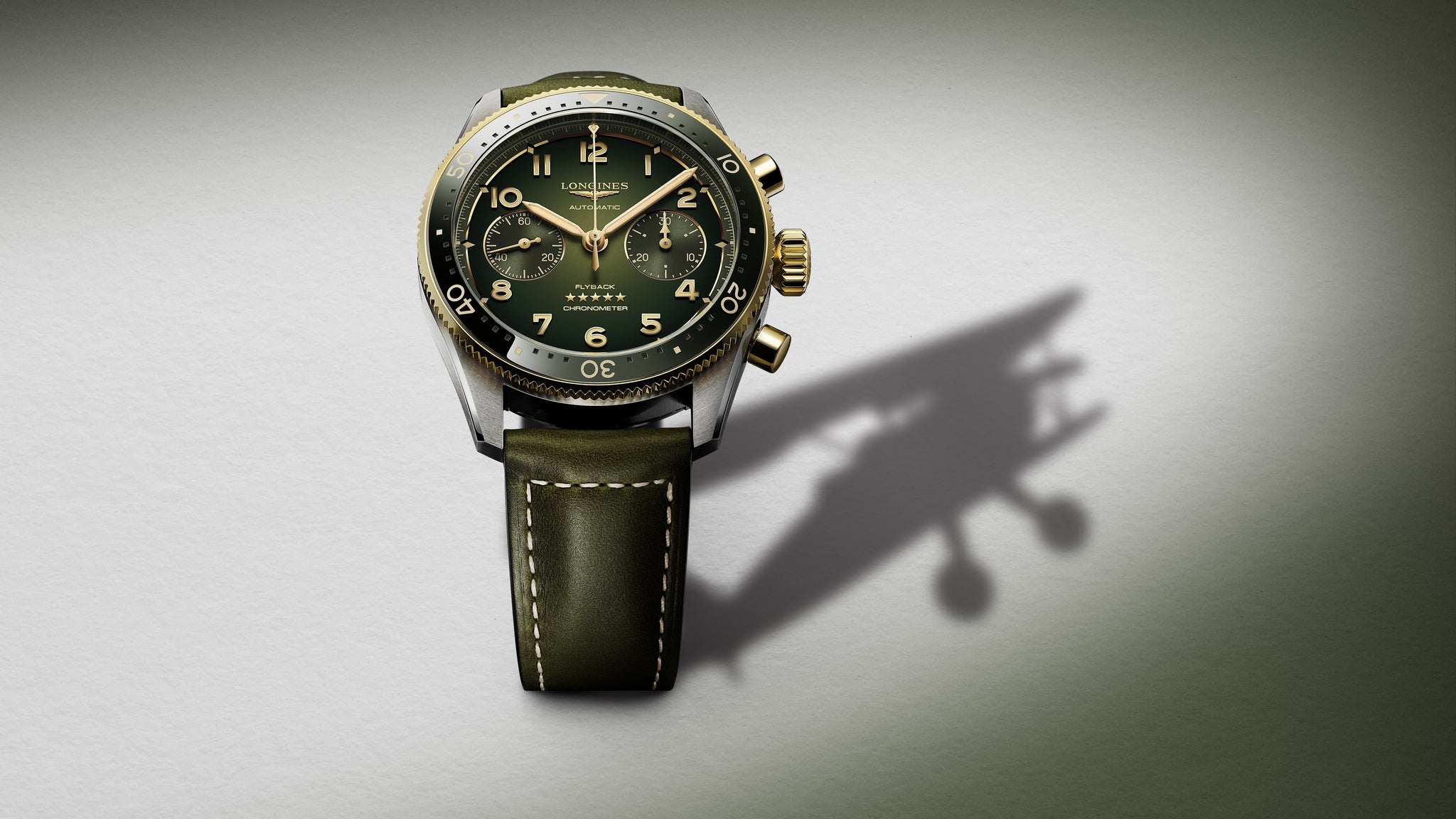 Longines Spirit Flyback Automatic (Cadran vert / 42mm)