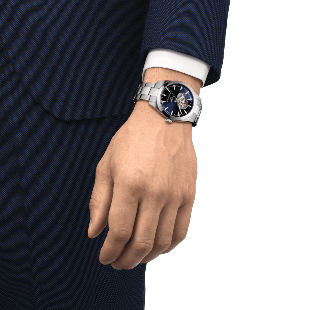 Tissot Gentleman Powermatic 80 Open Heart Automatic (Cadran bleu / 40mm)