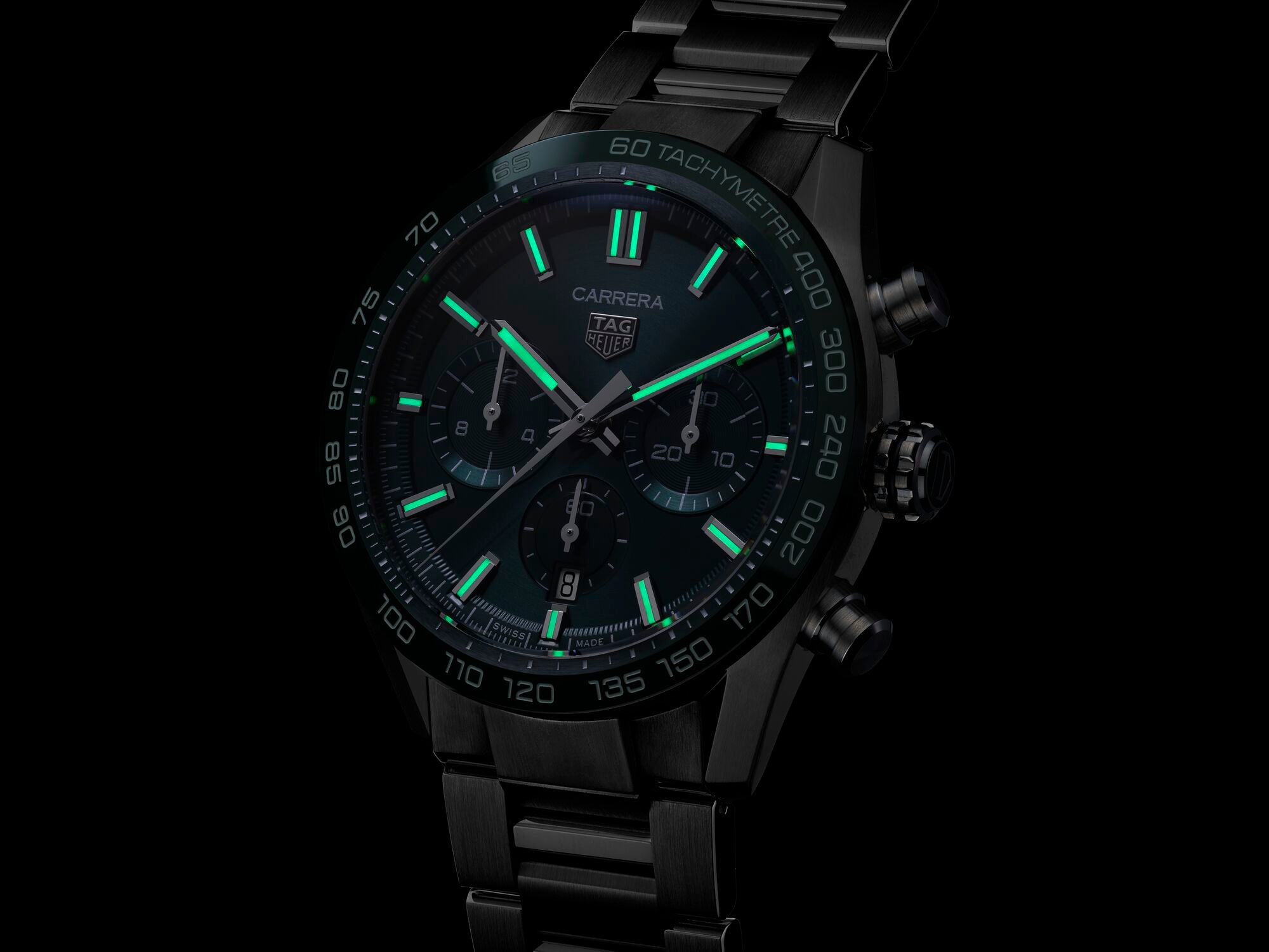 TAG Heuer Carrera Heuer 02 Chronographe automatique (cadran vert / 44mm)