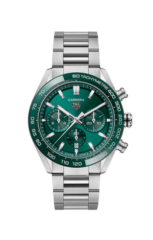 TAG Heuer Carrera Heuer 02 Chronographe automatique (cadran vert / 44mm)