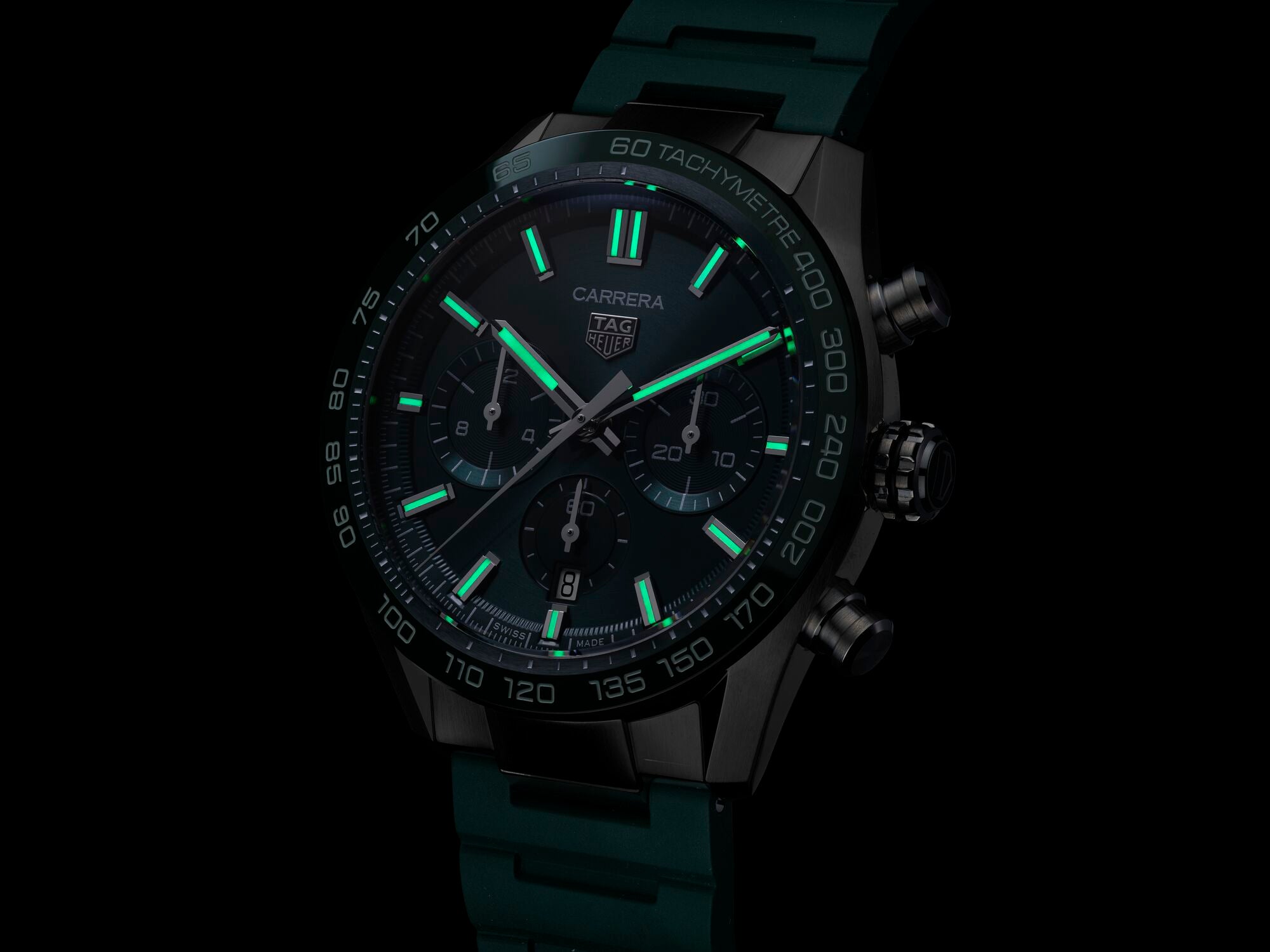 TAG Heuer Carrera Heuer 02 Chronographe automatique (cadran vert / 44mm)